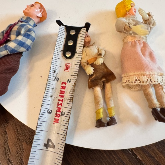Vintage Rare 80s G Pierce Toys GPT Dollhouse Modern Family Bendable Dolls - Picture 3 of 8